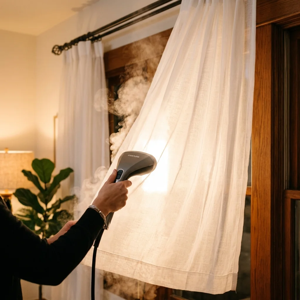 Curtain steam cleaning deep fabric sanitising eveleigh-nsw Fresho Curtain Cleaning